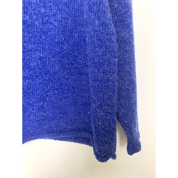 IN-KNIT Women's Blue Slouchy Knit Sweater with Pockets, Size XL - Picture 10 of 10